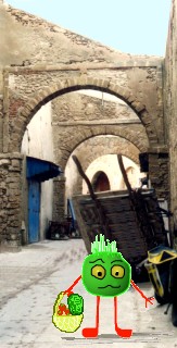 Il n'y a pas grand monde dans cette ruelle !